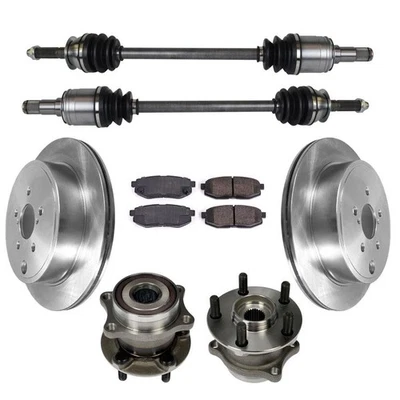 Rear Axles Rotors Wheel Hubs Brake Pads for Subaru BRZ for Toyota 86 2017-2019 - Image 1 of 4