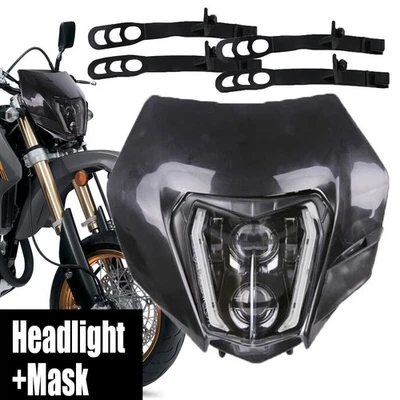 Faro LED para SUZUKI DRZ400 E/S/SM DR200S DR650SE DRZ400SM DRZ400S Máscara DRL Foto 1 de 4