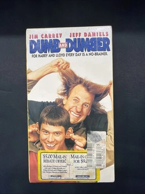 Dumb and Dumber (VHS, 1995) Jim Carrey Jeff Daniel's Brand New Sealed Factory H7 - Image 1 of 4