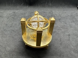 Reloj de escritorio vintage con diseño giroscópico - Movimiento de cuarzo Miyota Japón - Imagen 1 de 18