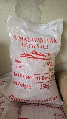 Himalaya Salz Rosa Fein 25kg Kristallsalz aus Pakistan Natur Unraffiniert - Bild 1 von 4