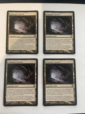 MTG 4x Gemstone Caverns x4 Time Spiral Magic the Gathering LP/NM - Image 1 of 2