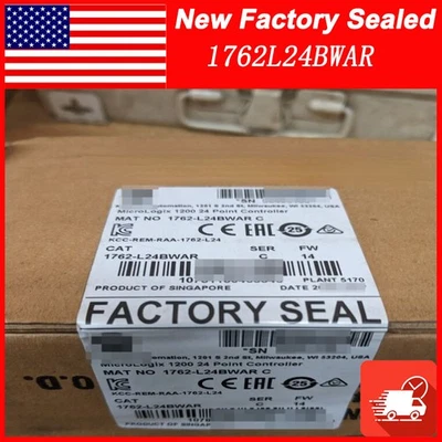 AB 1762-L24BWAR 1762L24BWAR /C MicroLogix 1200 Module New Expedited Shipping US - Image 1 of 4