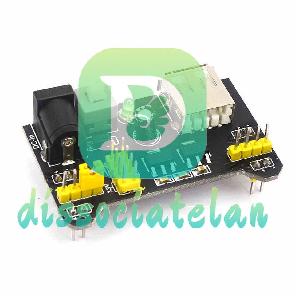 1PCS Board MB102 Breadboard Power Supply Module MB-102 3.3V/5V CA NEW - Image 1 of 1