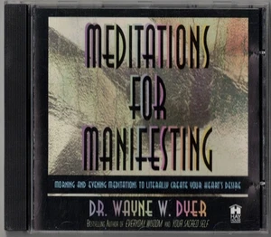 DR. WAYNE W. DYER Meditations for Manifesting [1995] CD (self-help/spoken word) - Picture 1 of 4