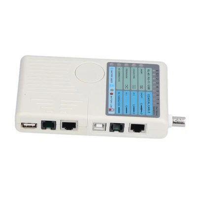 Network Cable Tester Multifunctional Coaxial Wire Testers RJ45 BNC USB - Image 1 of 4