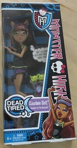 DAMAGED BOX/DOLL NEW Monster High Dead Tired Clawdeen 2012 - Picture 1 of 9