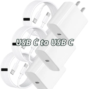 20W Type C Power Adapter Cube USB C Fast Charger Cord For Android Samsung Galaxy - Picture 1 of 21