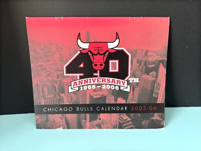 Chicago Bulls 2005-06 Calendar 40th Anniversary Tyson Chandler Deng Hinrich - Image 1 of 4