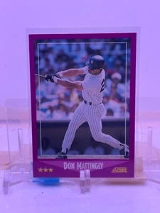 1988 Score #1 Don Mattingly New York Yankees - Picture 1 of 1