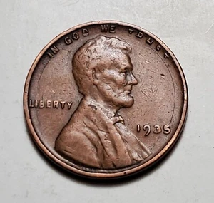1935 P LINCOLN WHEAT PENNY #C6204 - Picture 1 of 2