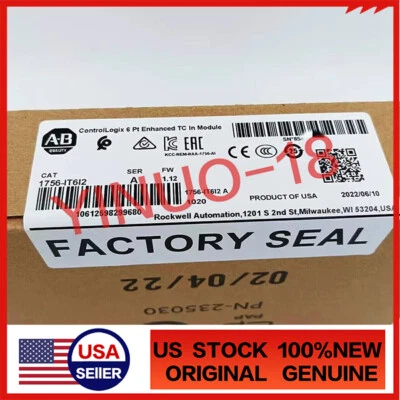 Nuevo módulo de entrada de 6 puntos ControlLogix 1756-IT6I2 SER A 1756IT612 sellado de fábrica Foto 1 de 4