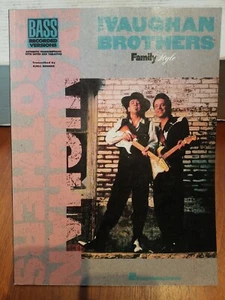 Vaughan Brothers Family Style Bass Recorded Versions Sheet Music Song Book - Picture 1 of 5