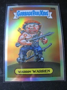 GARBAGE PAIL KIDS 2021 Chrome Series 4 Refractors #156a WARRIN' WARREN Mint - Picture 1 of 2