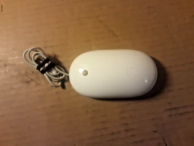 Apple Mouse A1152 Genuine Wired Mighty Mouse With Scroll Ball - Image 1 of 4