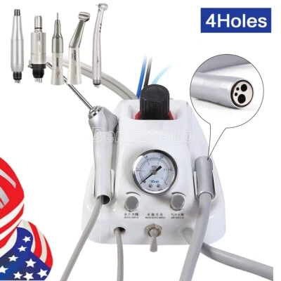 Portable Dental Turbine Unit/Prophy/Contra Angle/Motor/LED High Speed Handpiece - Image 1 of 4