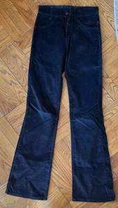 Levi's Corduroy 719-1517 Student Pants Bell Bottom  Brown Vintage New 25 X 32 - Picture 1 of 4