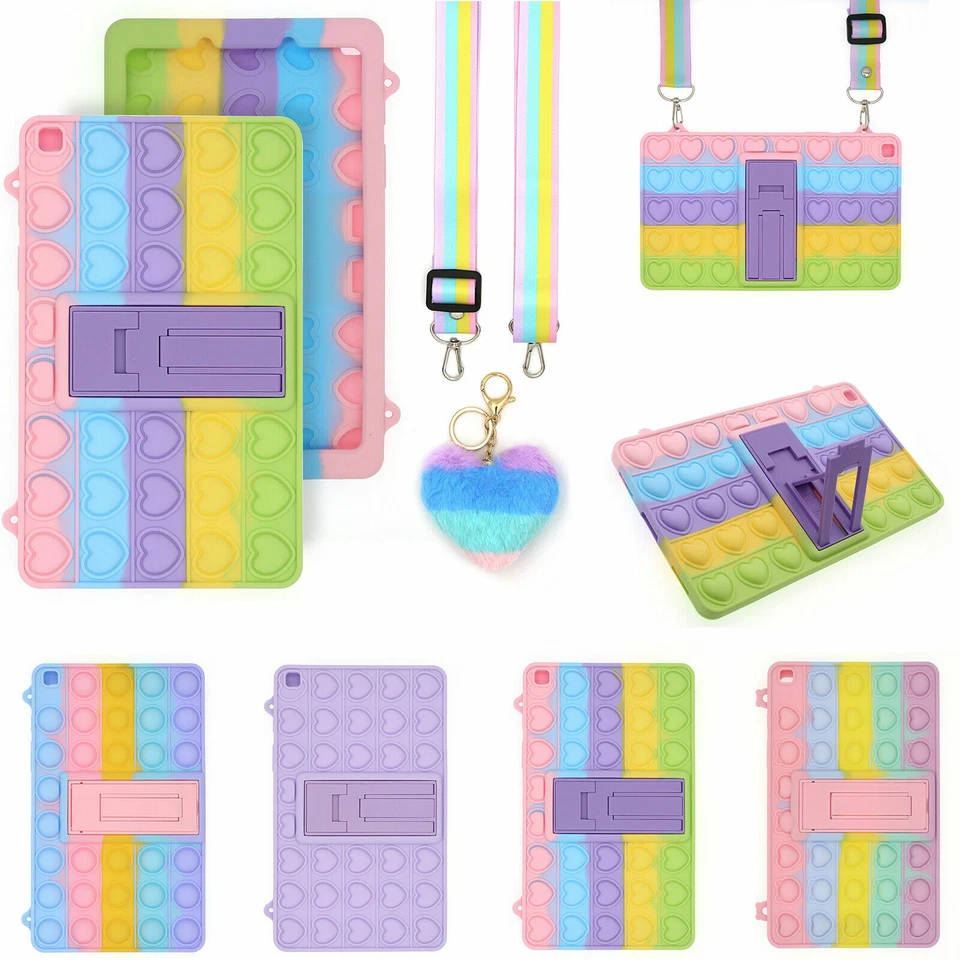 For Samsung Galaxy Tab A 8.0 2019 SM-T290/295 Pop Fidget Toy Push It Bubble Case - Image 1 of 1