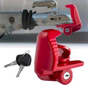 Hidden Shutter Hockey Puck Round Padlock Van Trailer Door Lock + 2 Keys UK - Picture 1 of 16