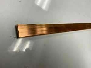 Copper 110 Flat Bar 1/4" x 3/4" x 12"-Long -- .25" x 3/4" Copper Bus Bar - Picture 1 of 1