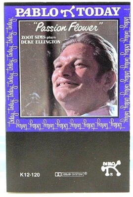 Cassette Zoot Sims Plays Duke Ellington Passion Flower Pablo Today K12-120 1980 - Image 1 of 2