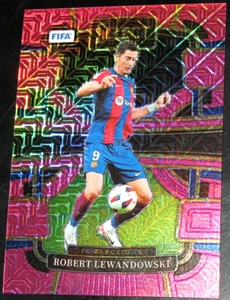 2023-24 Select FIFA Robert Lewandowski Pink Mojo # 020/199 Prizm RC #25 Terrace - Picture 1 of 2