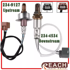 2pcs Upstream+Downstream Oxygen Sensor For Nissan 2012-19 Versa 2015 Micra SR SV - Picture 1 of 11