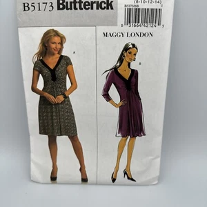 Butterick B5173 BB 8, 10, 12, 14 Maggy London Misses Dress Pullover Flared - Bild 1 von 2