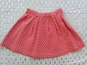 GAP kids coral polka dot flare skirt sz 7 - Picture 1 of 5