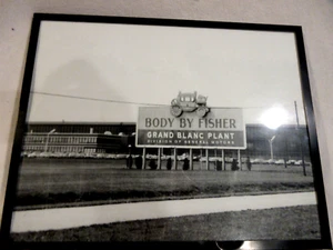 Foto de cuerpo de Fisher Grand Blanc vintage de los años 50 17 x 14 - Imagen 1 de 4