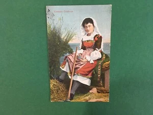 Cartolina Catanzaro - Costume Calabrese -  1900 Ca. - Picture 1 of 1