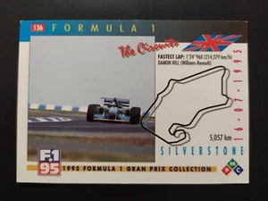 PIEMMECI FORMULA 1 ANNO 1995 THE CIRCUITS SILVERSTONE n. 136 NEW CARD - Imagen 1 de 2