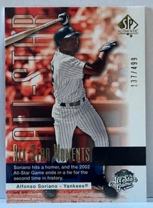 2004 SP Authentic All Star Moments #175 Alfonso Soriano /499   M10 - Picture 1 of 1
