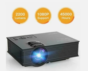 Apeman LC250 Mini Projector Home Theater Projector 1080p HDMI LED Portable Multimedia - Picture 1 of 2