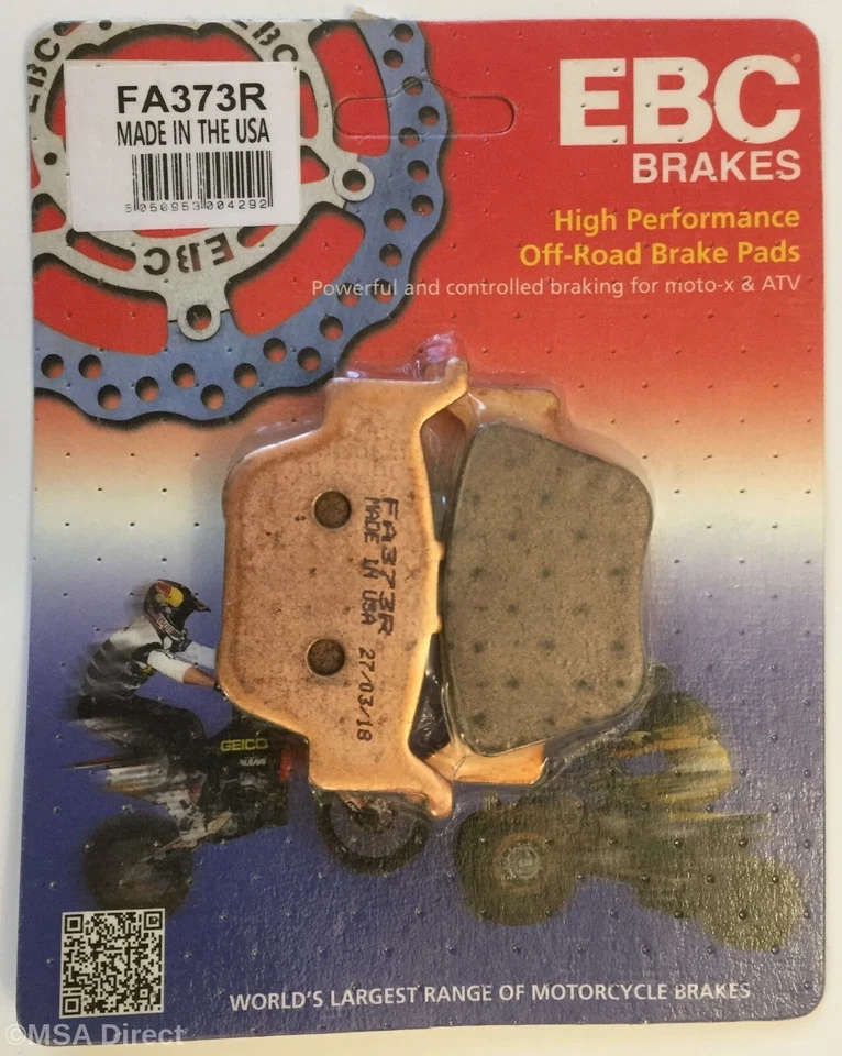 EBC Sintered REAR Disc Brake Pads (1 Set) HONDA TRX450R (2004 to 2009) - Image 1 of 1