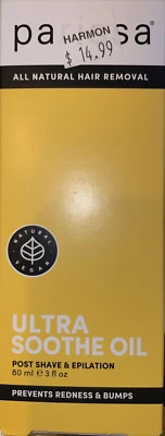 Aceite parissa ultra calmante, post afeitado y depilación, 80 ml (3 fl. oz.) Natural, vegano Foto 1 de 3