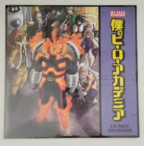 Trends International My Hero Academia 2025 12 x 12 Calendario de Pared Arte 16 Meses - Imagen 1 de 10