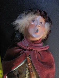 VTG BYERS CHOICE LTD - CAROLERS - FOUR 4 CALLING BIRDS MAN 12 DAYS OF CHRISTMAS - Picture 1 of 7