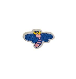 Cute Fly Pink Blue Wings Embroidered patch For Clothing Repair Sew On Iron On