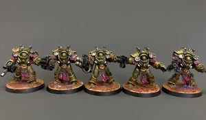 Death Guard Grave Warden Terminators Warhammer AOS Presale Painted Miniatures - Picture 1 of 6