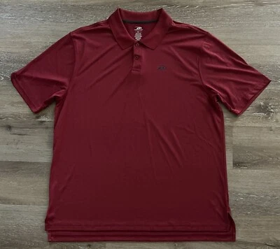 Pro Player Polo Shirt Men's Size XL Short Sleeve Burgundy Golf Outdoors - Image 1 of 4