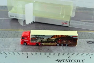 Herpa Marklin 2008 Mercedes Actros Tractor TrailerTruck 1:220 Z Scale - Image 1 of 3