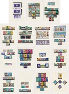 Gilbert & Ellice. Collezione fine come nuova su pagine. Per lo più non montato. - Foto 1 di 16