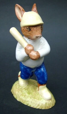 Royal Doulton Bunnykins Home Run Figure DB43 10cmh Looks in Very Good Condition