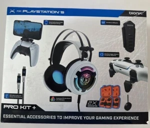 Bionik Pro Kit + 4 Sony PlayStation 5 Gaming Headset Quickshot Pro Joystick Caps - Bild 1 von 6