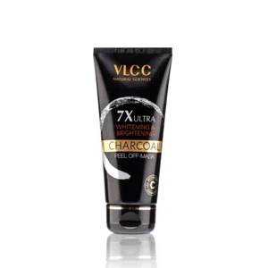 VLCC 7X Ultra Whitening & Brightening Charcoal Peel Off Mask - 100gm - Picture 1 of 7