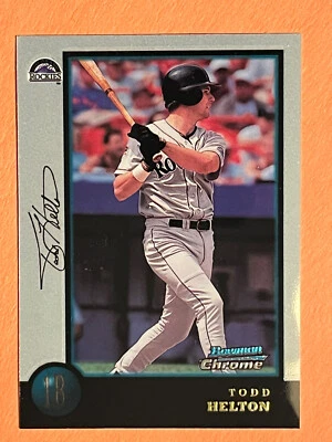 1998 Bowman Chrome Baseball Card #119 Todd Helton - Image 1 of 2