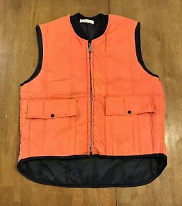 Vintage 80s Dacron Hollofil 808 M Insulated Hunting Vest Large - Picture 1 of 8