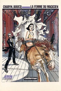 BOUC CHARYN LA FEMME DU MAGICIEN AFFICHE PROMOTIONNELLE CASTERMAN 1986 - Picture 1 of 1