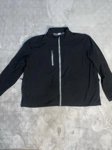 Clique Men’s Black Zipper Jacket Size 4XL Front Zipper Pockets (3) - Picture 1 of 19